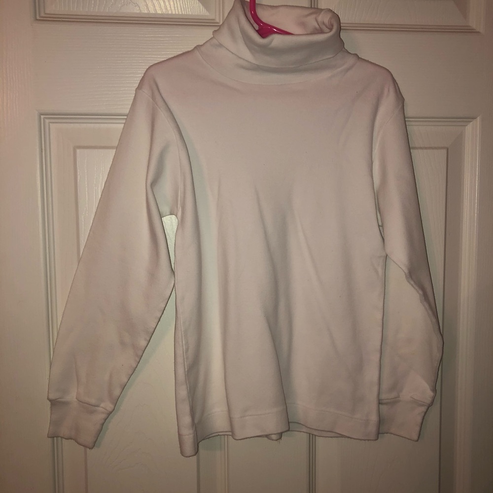 White and Purple Turtlenecks